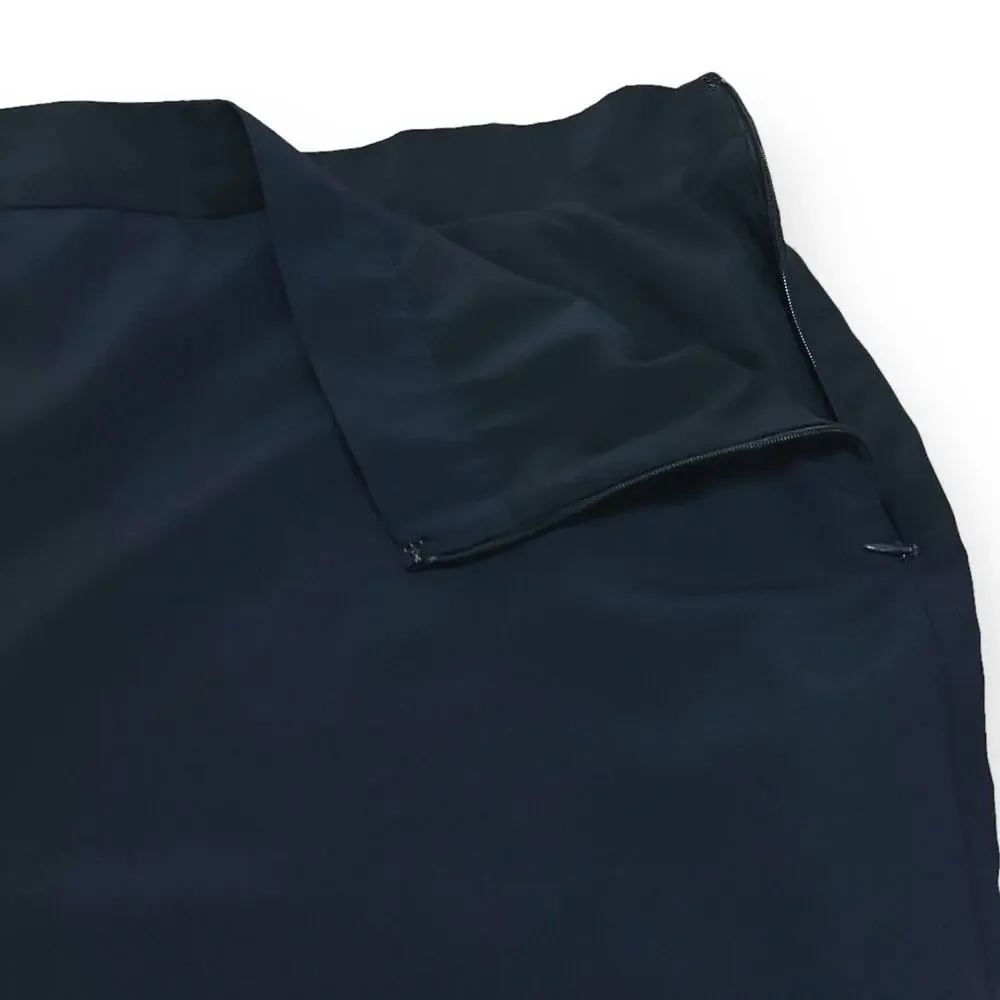 CLUB MONACO Hespe Skirt Tiered Ruffle A-Line Asymmetric Handkerchief Hem Blue 4